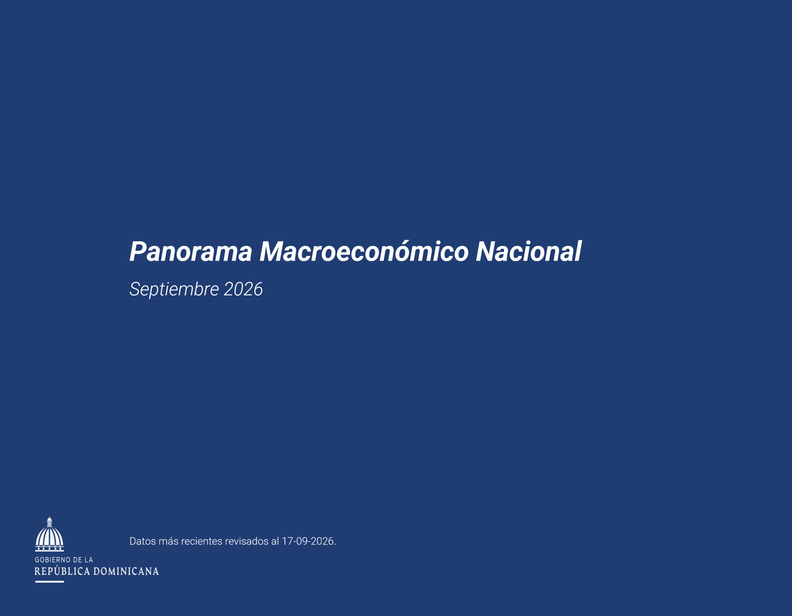 Portada panorama macroeconomico